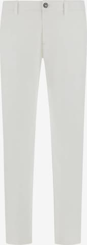 Boggi Milano Trousers with creases in White: front