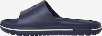 Pepe Jeans Muiltjes in Blauw: voorkant