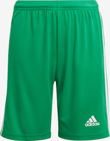 ADIDAS PERFORMANCE Regular Workout Pants 'Squadra 21' in Green: front