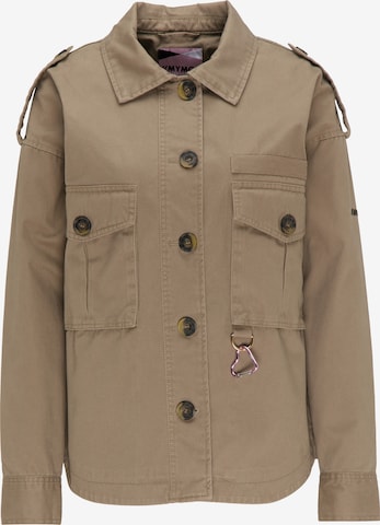 MYMO Between-Season Jacket in Brown: front