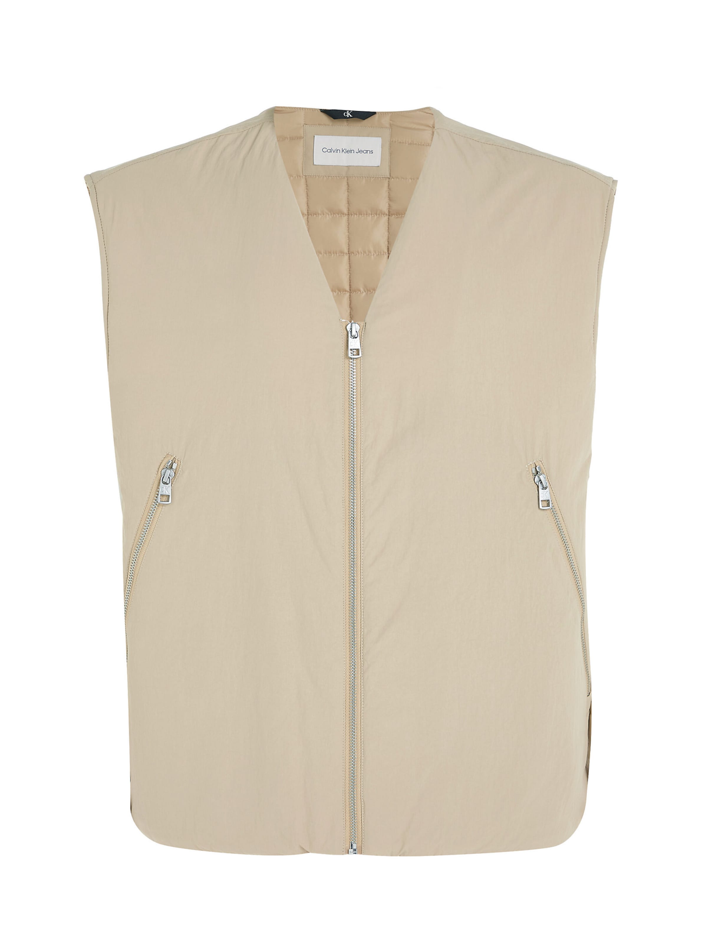 Gilet di Calvin Klein Jeans in beige: frontale
