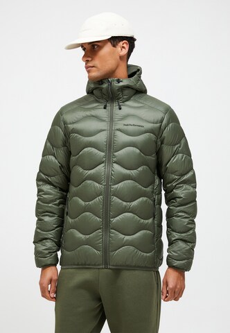 PEAK PERFORMANCE Steppjacke in Grün: Vorderseite