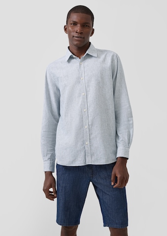 s.Oliver Regular Fit Hemd in Weiß: Vorderseite