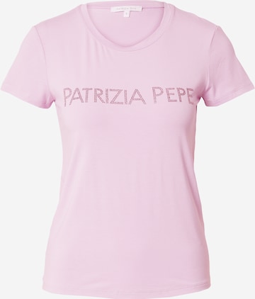 PATRIZIA PEPE Μπλουζάκι 'MAGLIA' σε ροζ: μπροστά