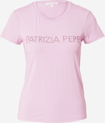 PATRIZIA PEPE - Camiseta 'MAGLIA' en rosa: frente