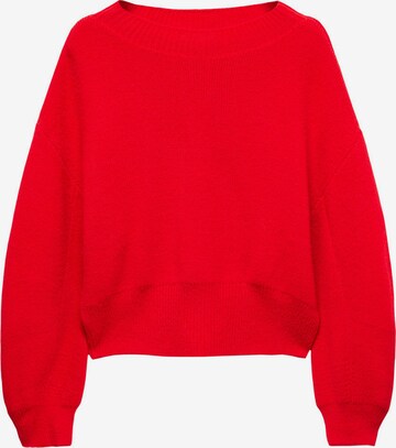 MANGO Sweater 'Car' in Red: front