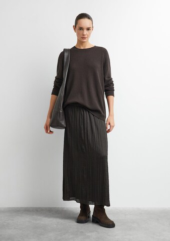 Pull-over COMMA en marron : devant