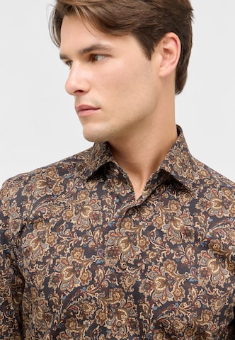 ETERNA Slim fit Business Shirt in Brown
