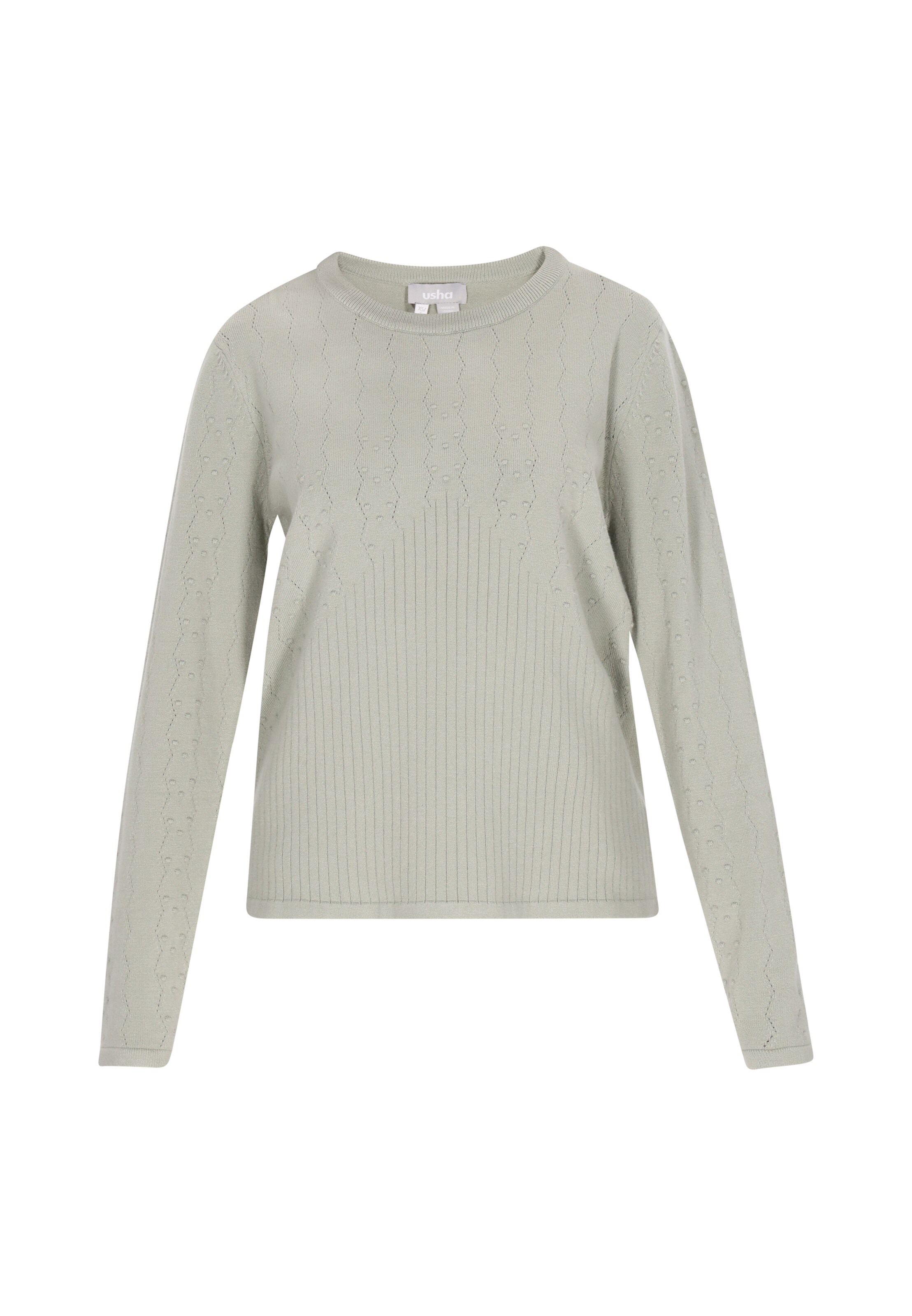 Usha Pull-over en vert pastel, Vue avec produit