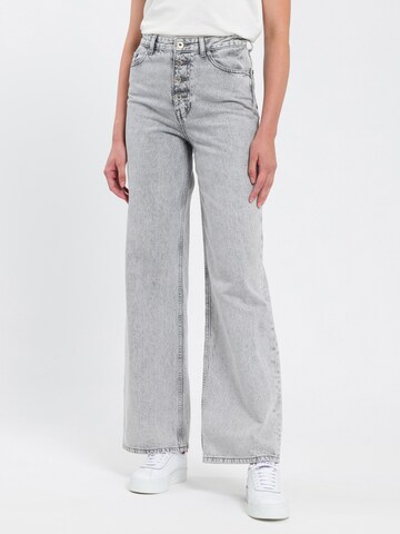 Cross Jeans Wide Leg Jeans in Grau: predná strana