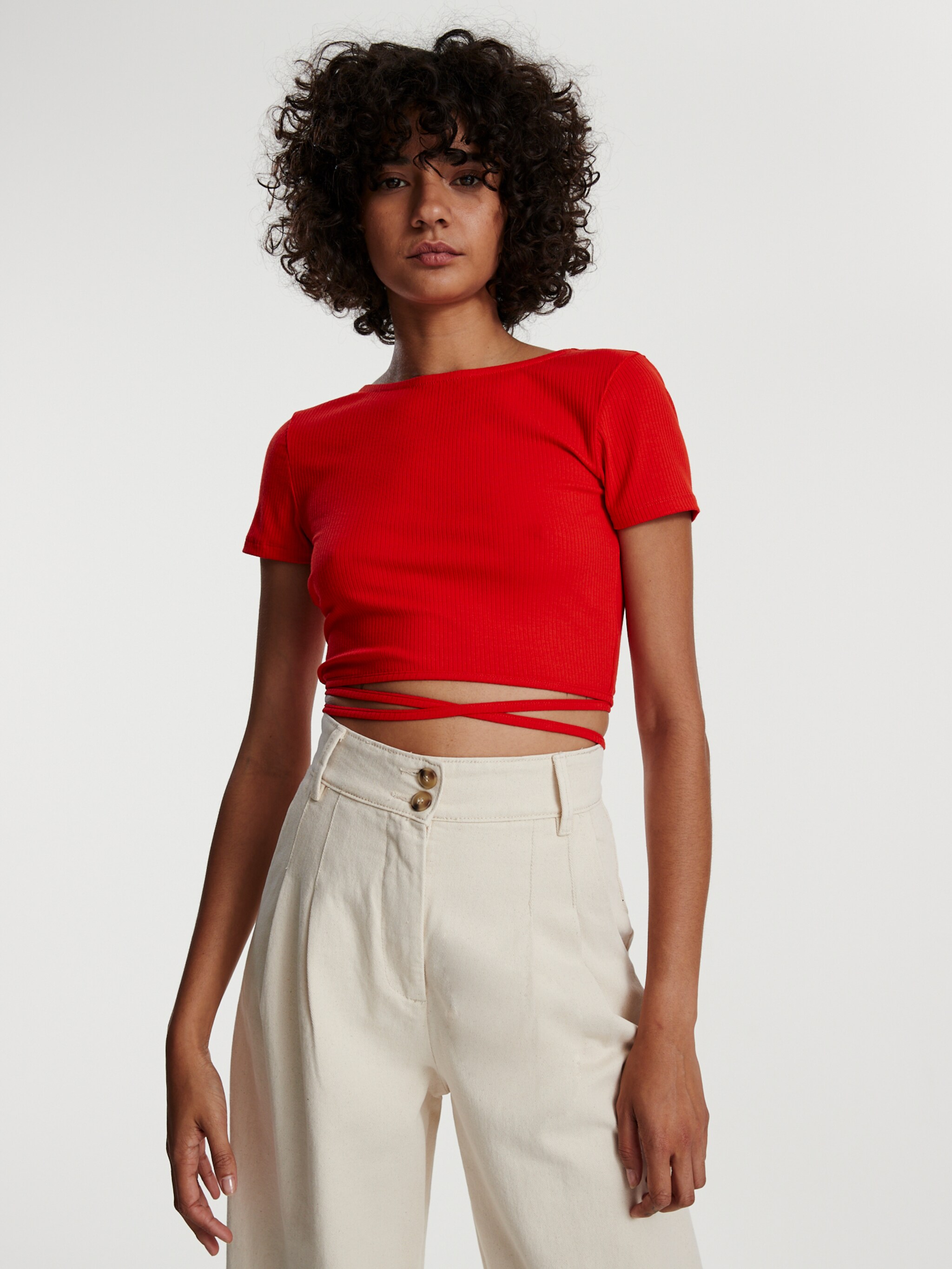 EDITED Produkte Shirt 'River' rot