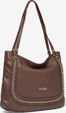 Sac bandoulière Braccialini en marron : devant