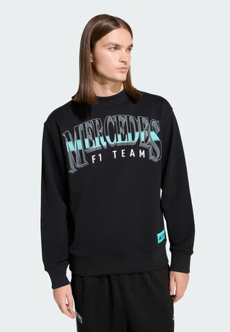 Sweat de sport 'Mercedes - AMG Petronas Formula One Team Las Vegas' ADIDAS PERFORMANCE en noir : devant