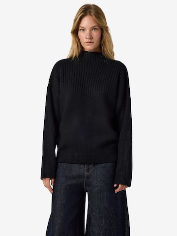 Pullover 'CARLY' di Noisy may in nero: frontale