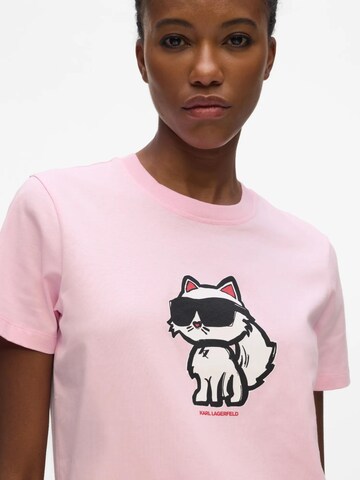 Karl LagerfeldMajica 'Ikon Choupette' - roza boja