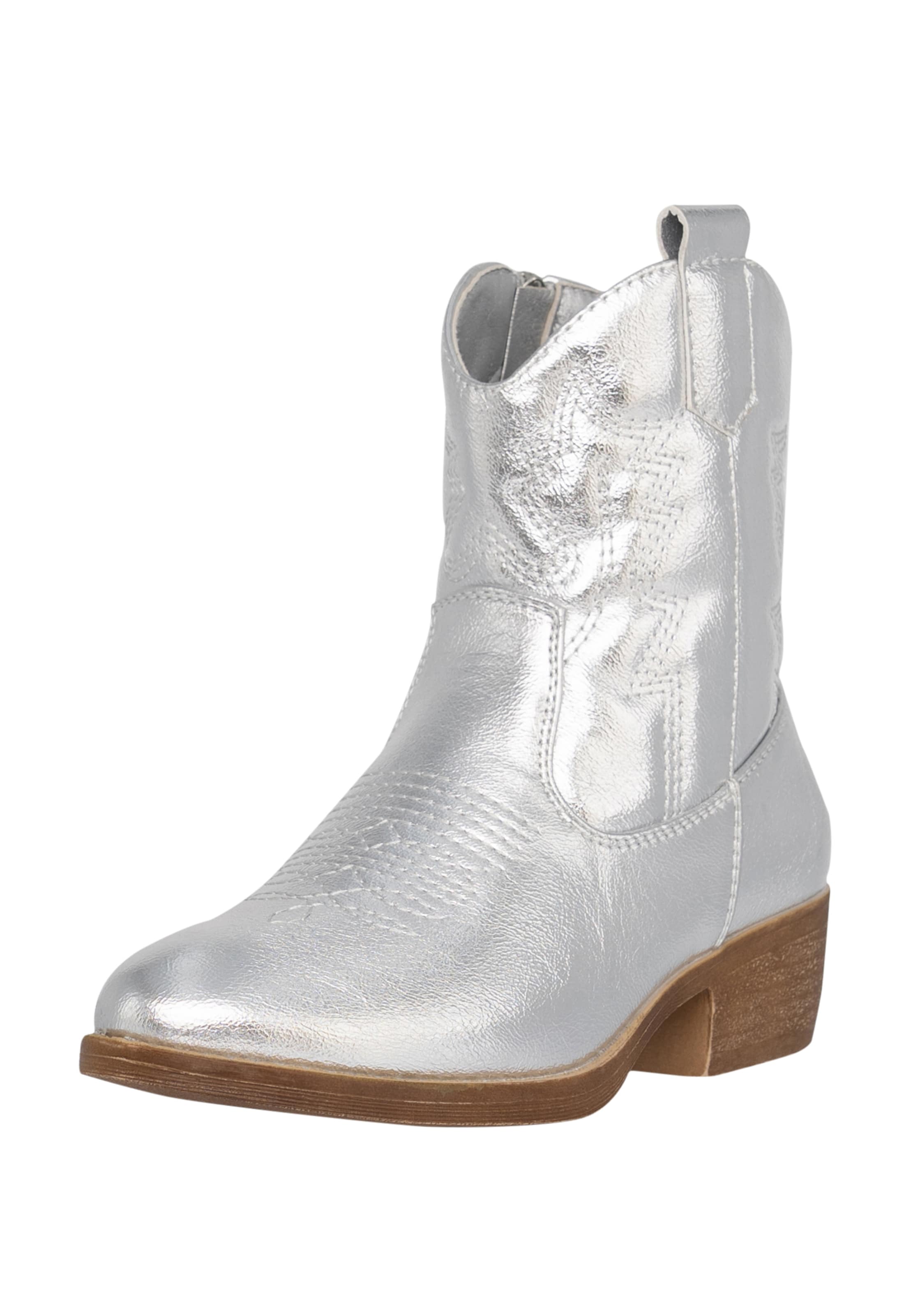 Bottes Salinyang en argent : devant