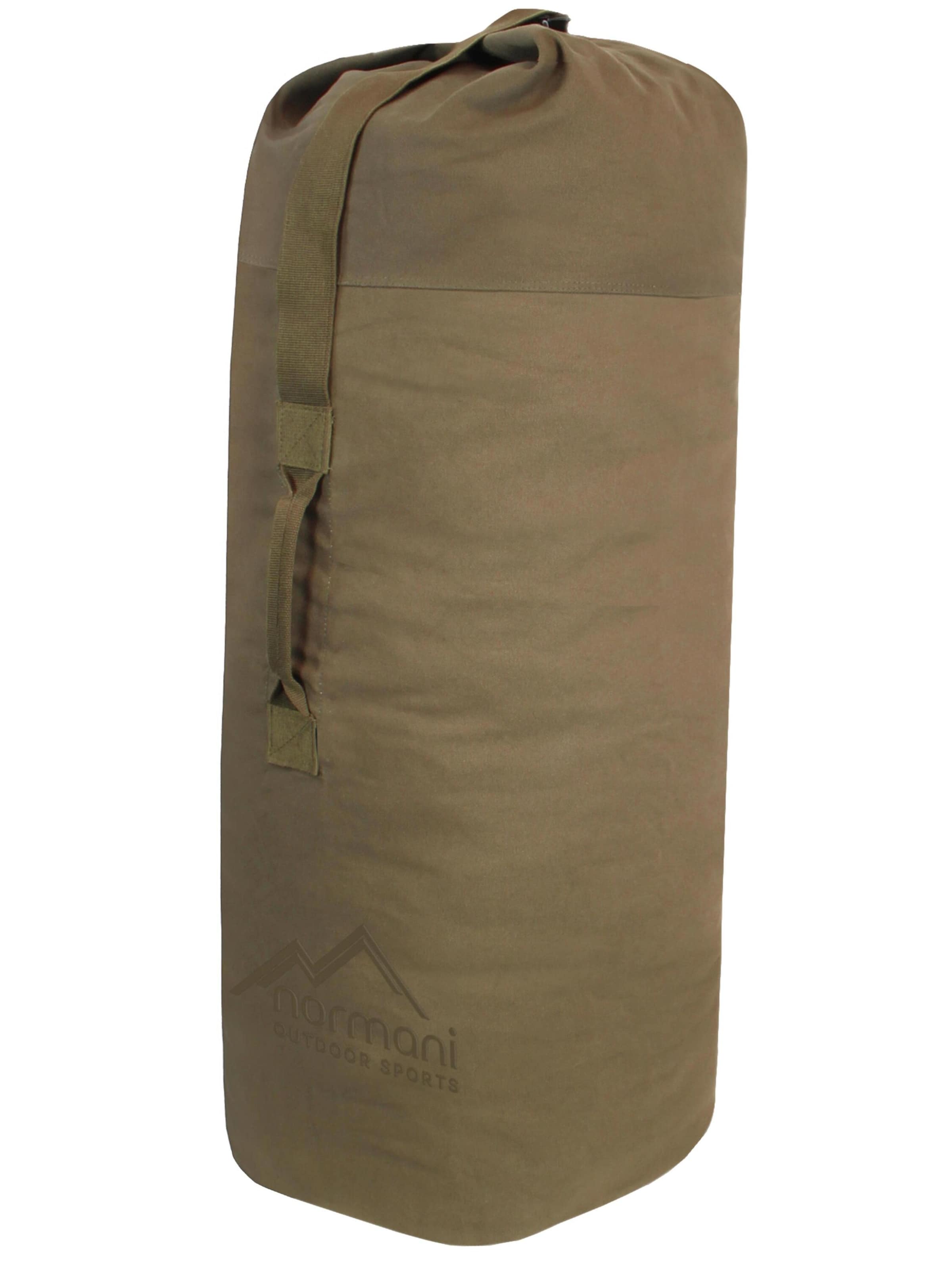 Sac à dos normani en beige : devant