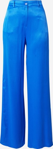 Trendyol Široke hlačnice Hlače | modra barva: sprednja stran
