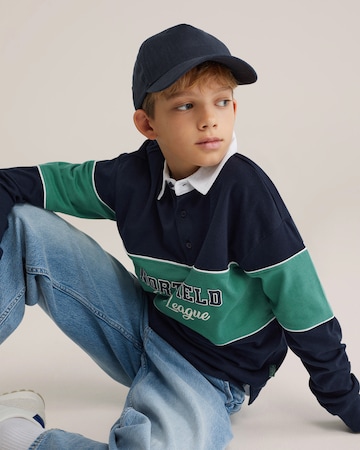 T-Shirt WE Fashion en bleu