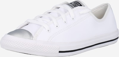 CONVERSE Zemie brīvā laika apavi sudrabpelēks / melns / balts, Preces skats