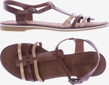 TAMARIS Sandals & High-Heeled Sandals in 41 in Brown: front