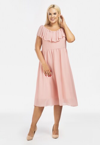 Karko Cocktail Dress 'MILANO' in Pink: front