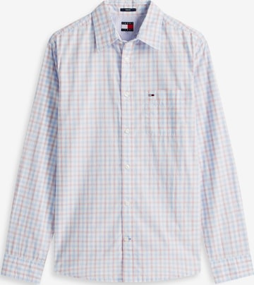 Tommy JeansRegular Fit Košulja - bijela boja: prednji dio