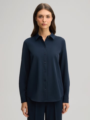 JOOP! Blouse in Blauw: voorkant