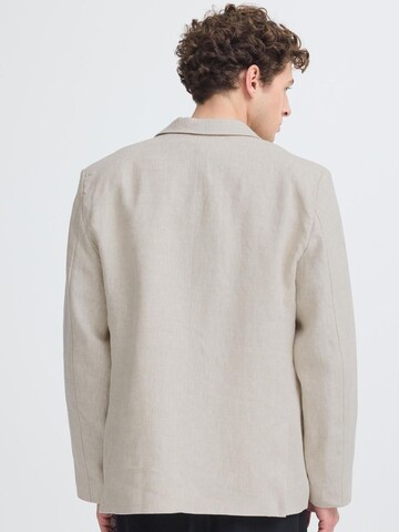 Casual Friday - Ajuste confortable Chaqueta tipo saco para negocios ' CFEdlund Linen ' en beige