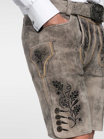 Regular Pantalon folklorique SPIETH & WENSKY en marron
