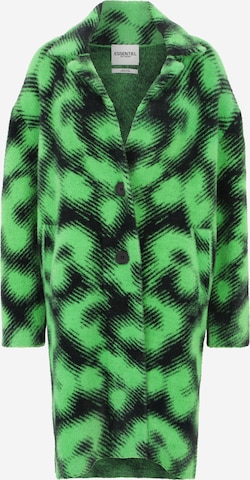 Palton tricotat 'Elium' de la Essentiel Antwerp pe verde: față