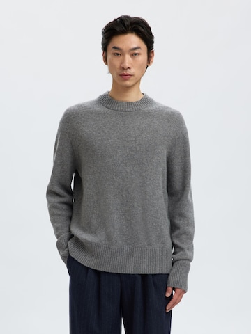 SELECTED - Jersey en gris: frente