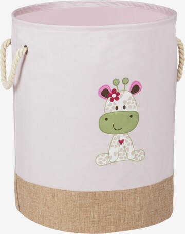 Wenko Laundry Basket 'Greta' in Pink: front