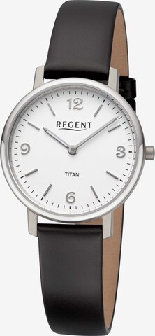 REGENT Analog Watch in Black: front