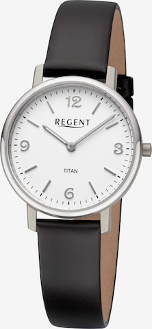 REGENT Analog Watch in Black: front