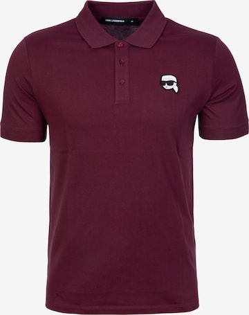 T-Shirt Karl Lagerfeld en rouge : devant