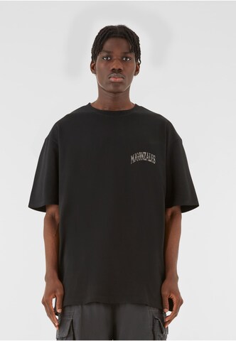 MJ Gonzales Shirt 'Wild Wings' in Schwarz: Vorderseite