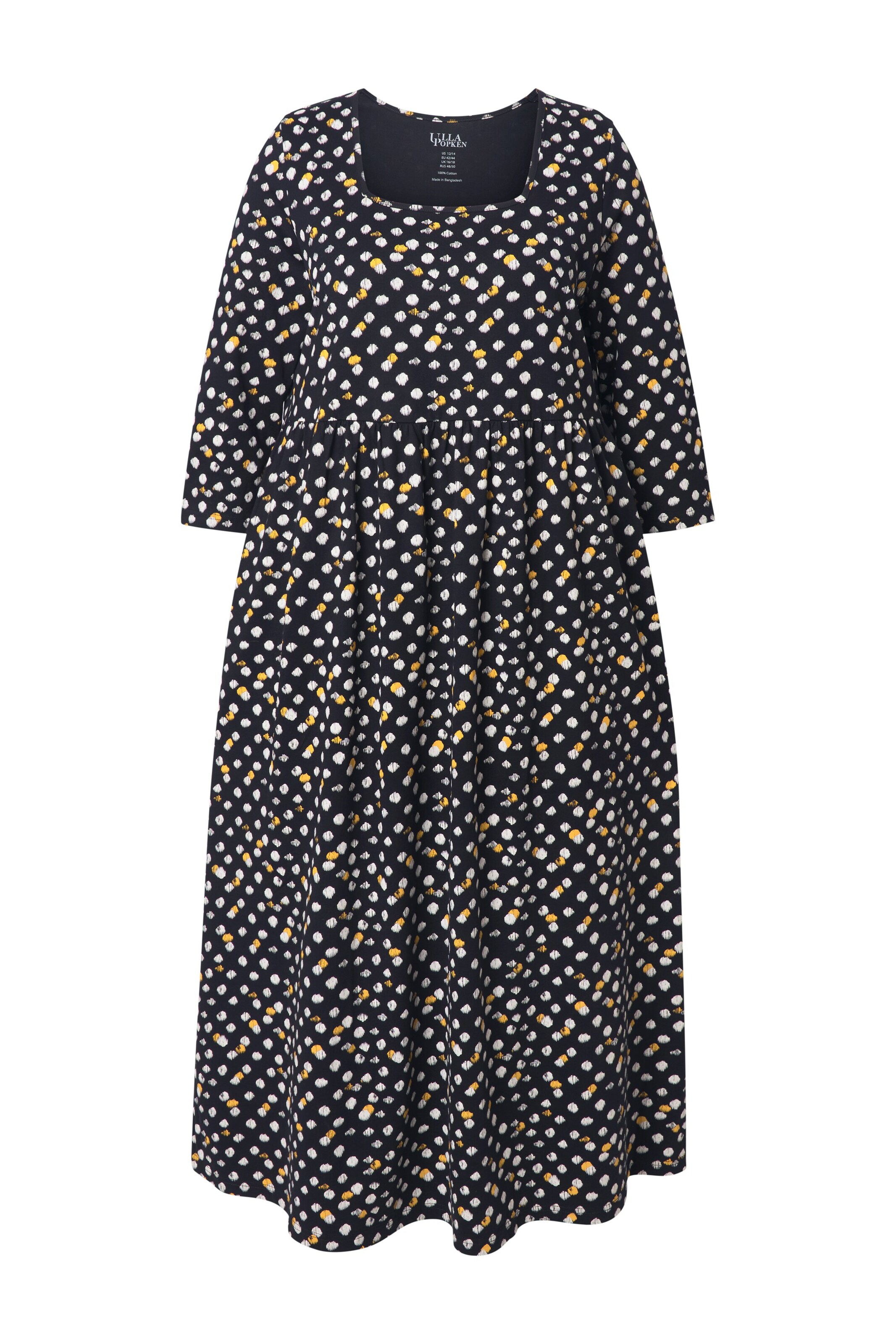 Ulla Popken Kleid in Schwarz: Vorderseite