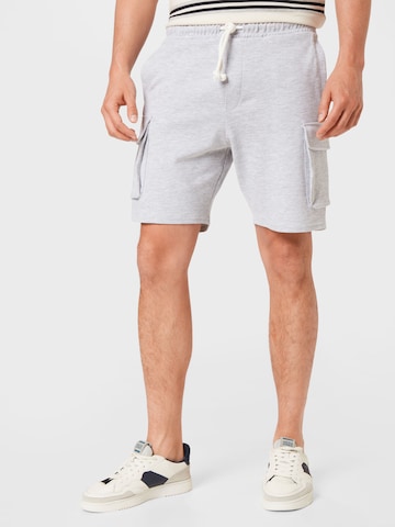Regular Pantaloni cu buzunare de la TOM TAILOR DENIM pe gri: față