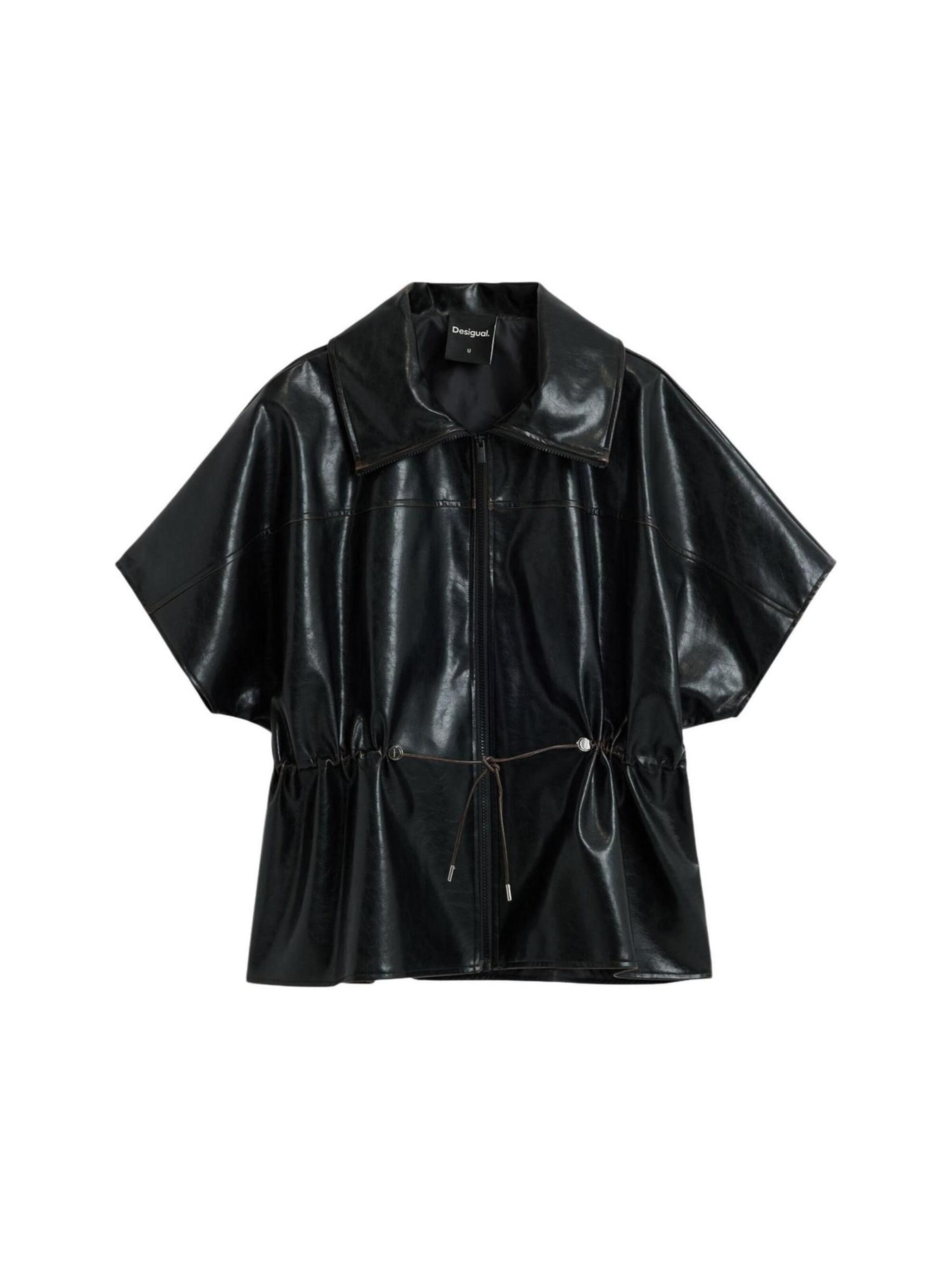 Desigual Cape 'PONCHO_RICHMOND HIGH NECK 26WAIP02' in Zwart