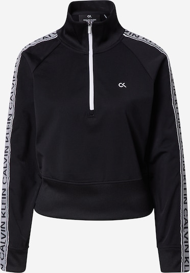 Calvin Klein Performance Sportsweatshirt in schwarz / weiß, Produktansicht