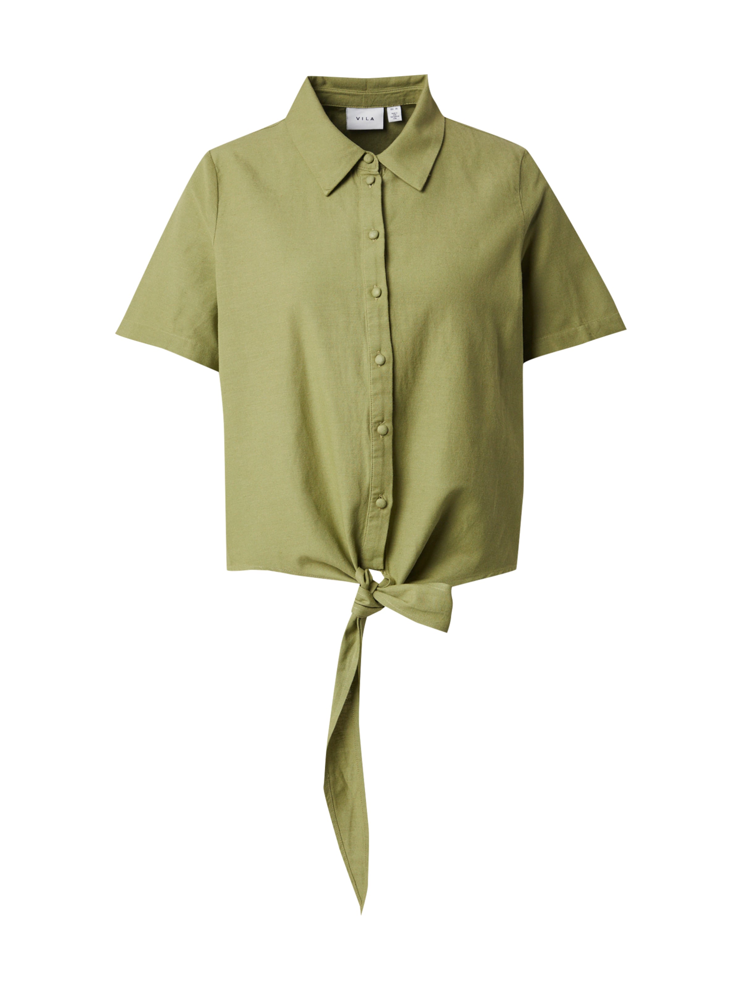 VILA - Blusa en verde: frente