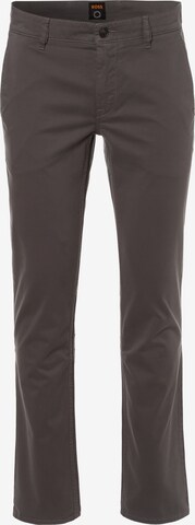 Pantalon chino BOSS en gris : devant