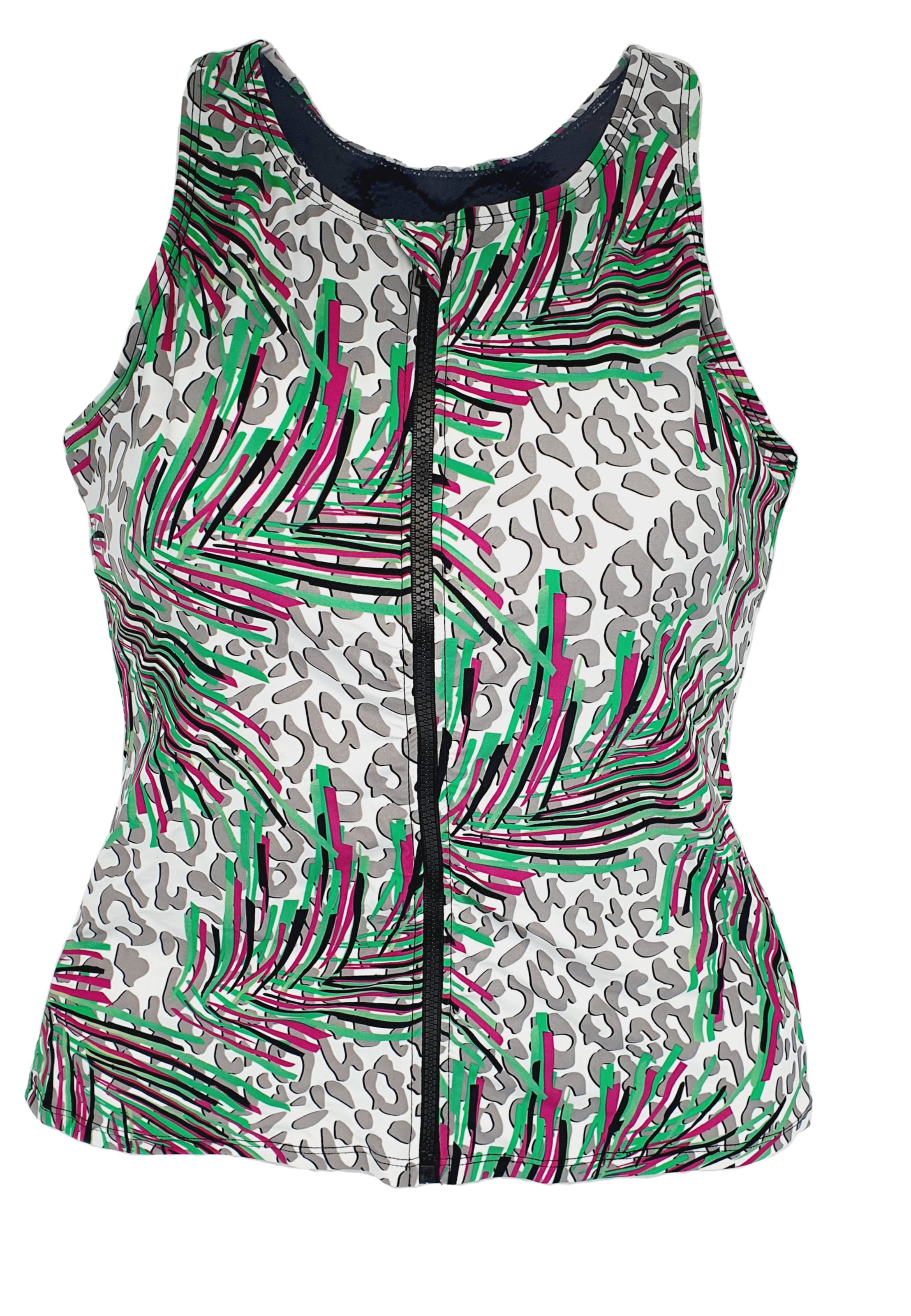 BECO the world of aquasports High neck Tankini top 'BEsuit Racerback' in Pink: front