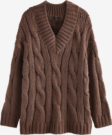 Next Свитер в Коричневый: спереди