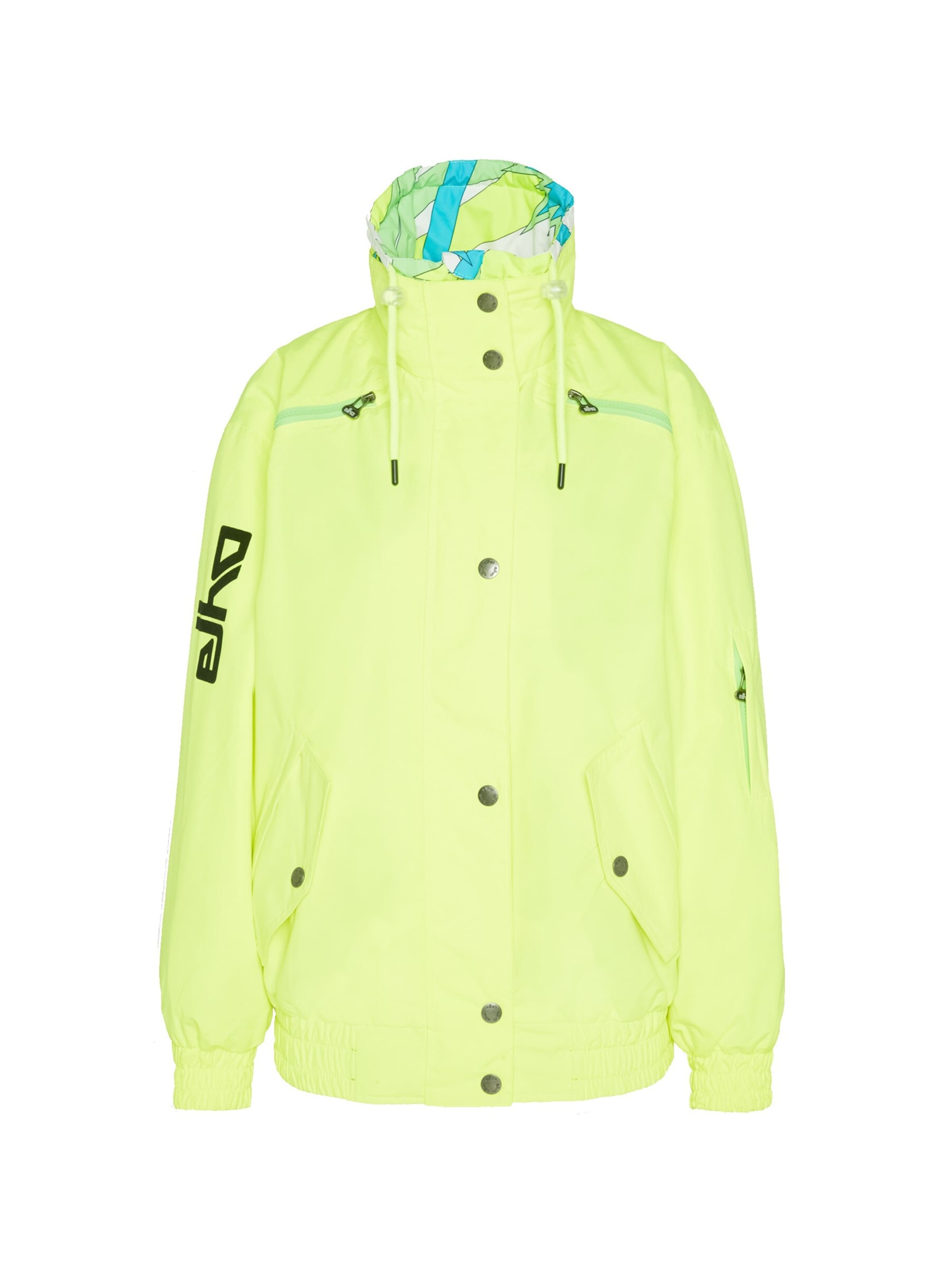 Veste outdoor 'Tarasp 89' elho en jaune : devant