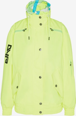 Veste outdoor 'Tarasp 89' elho en jaune : devant