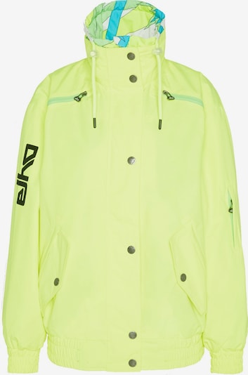 elho Outdoorjacke 'Tarasp 89' in neongelb / mischfarben, Produktansicht