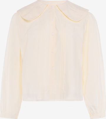 Chemisier Usha en beige : devant