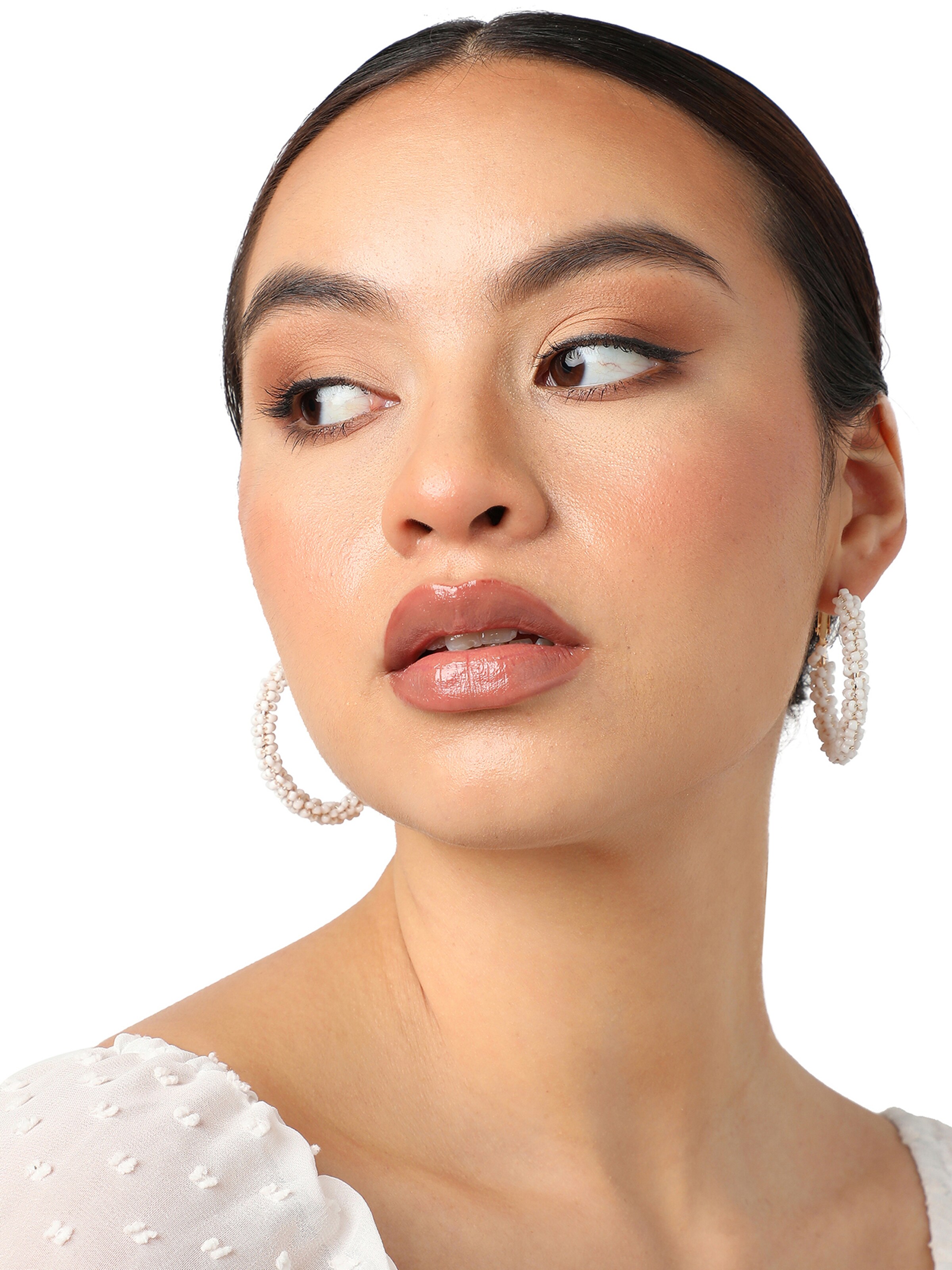 SOHI Øreringe 'Vinka' i guld: forside